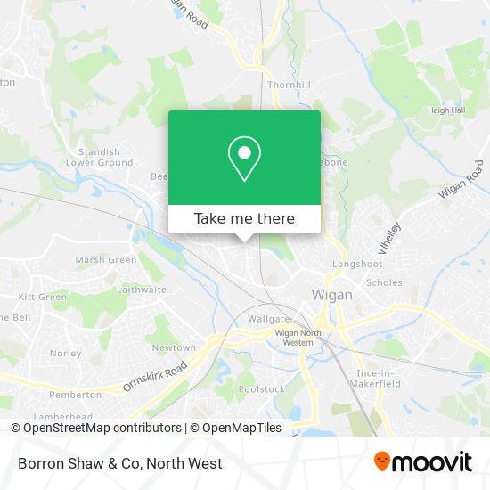 Borron Shaw & Co map
