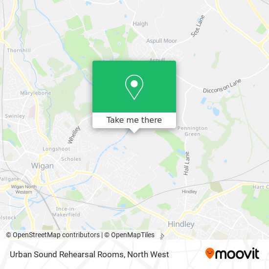 Urban Sound Rehearsal Rooms map