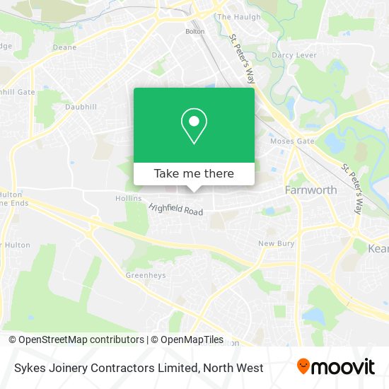 Sykes Joinery Contractors Limited map