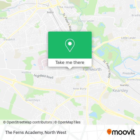 The Ferns Academy map