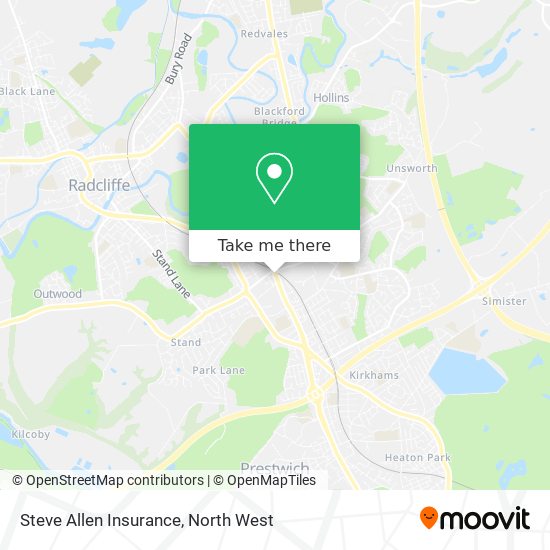 Steve Allen Insurance map