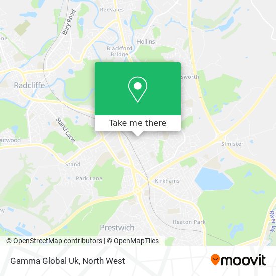 Gamma Global Uk map