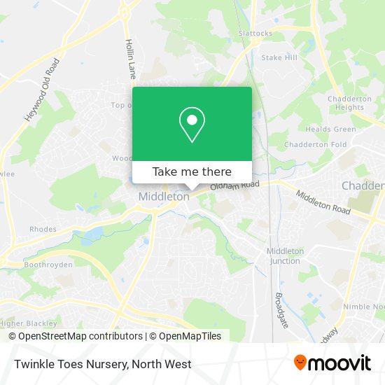 Twinkle Toes Nursery map