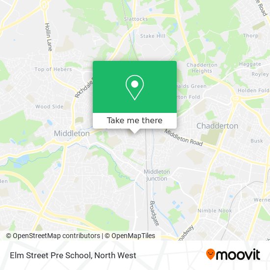 Elm Street Pre School map