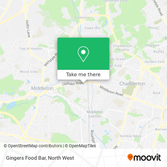 Gingers Food Bar map