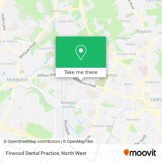 Firwood Dental Practice map