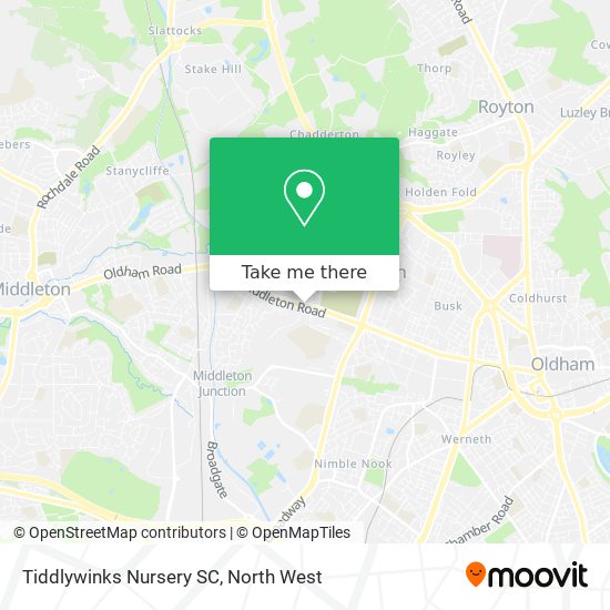 Tiddlywinks Nursery SC map