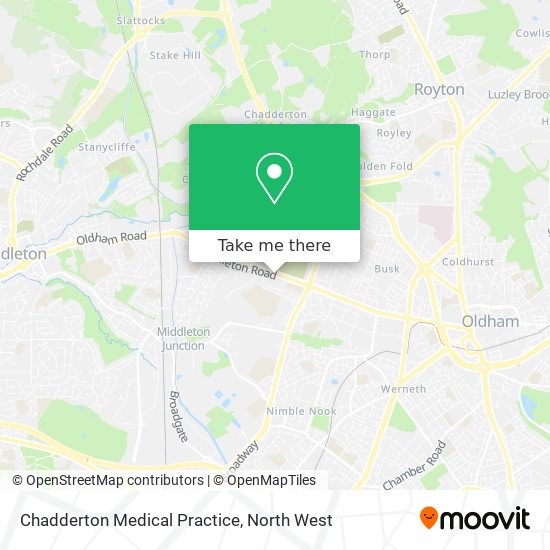 Chadderton Medical Practice map