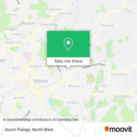 Acorn Fixings map