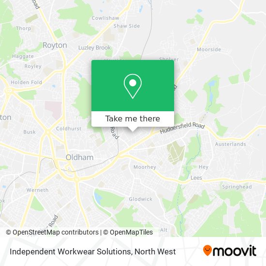 Independent Workwear Solutions map