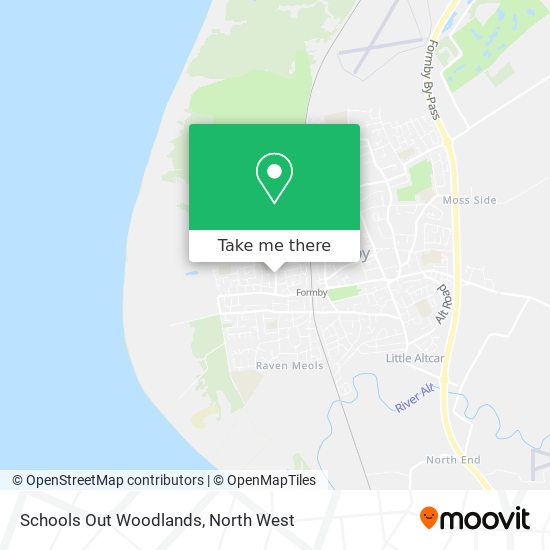 Schools Out Woodlands map