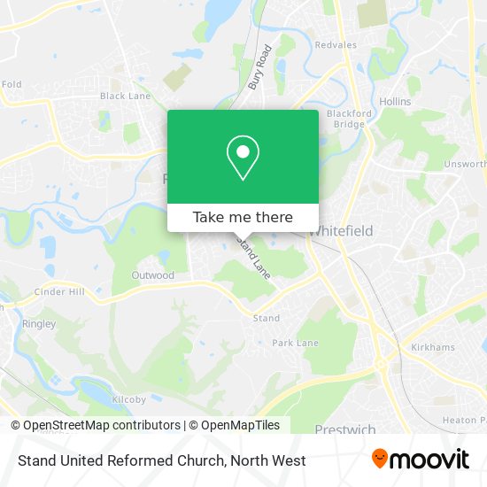 Stand United Reformed Church map
