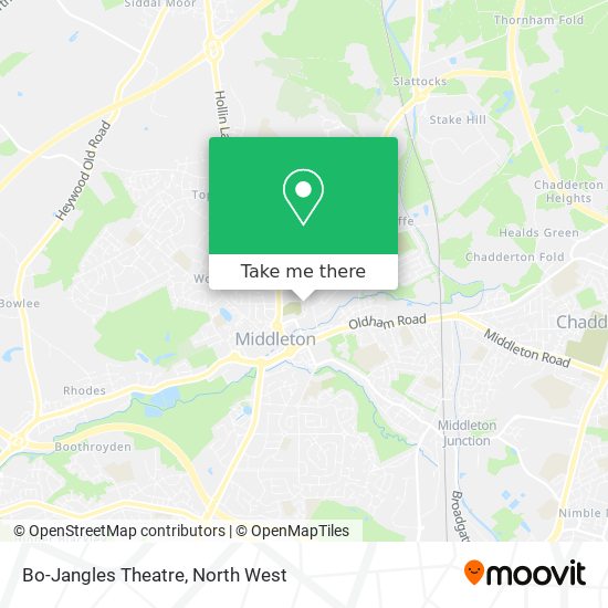 Bo-Jangles Theatre map