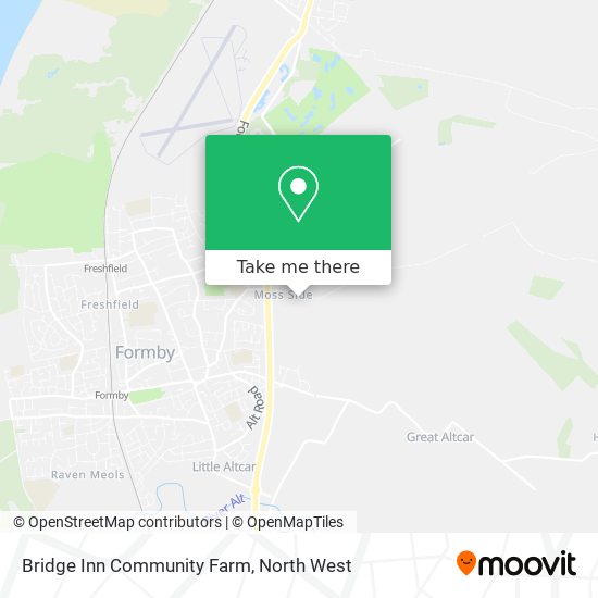 Bridge Inn Community Farm map