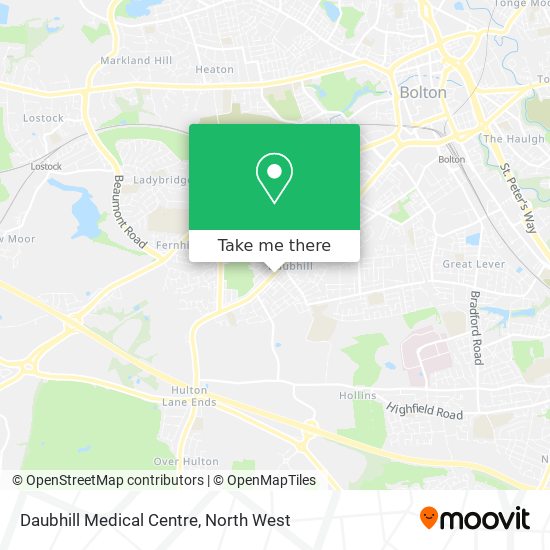 Daubhill Medical Centre map