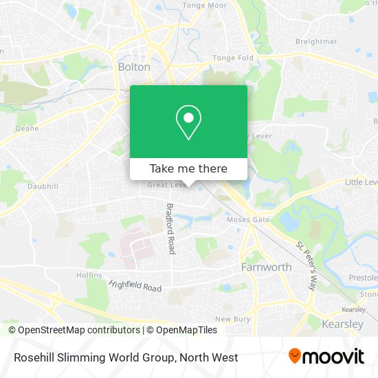 Rosehill Slimming World Group map