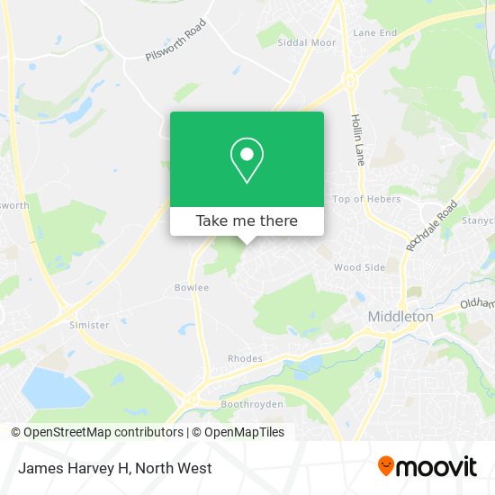 James Harvey H map