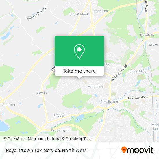 Royal Crown Taxi Service map