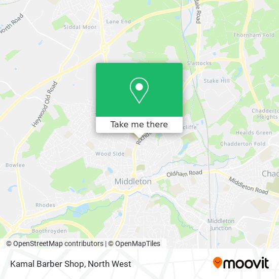 Kamal Barber Shop map