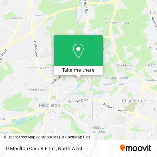 D Moulton Carpet Fitter map