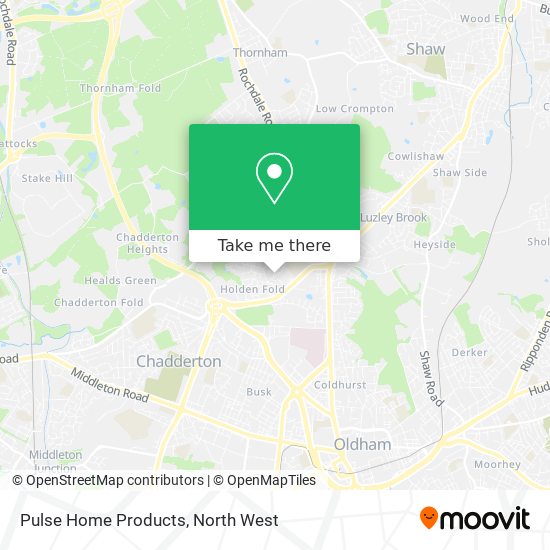 Pulse Home Products map