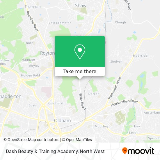 Dash Beauty & Training Academy map
