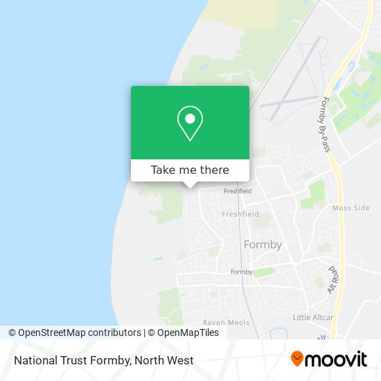 National Trust Formby map
