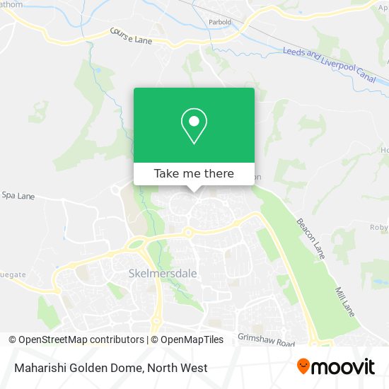 Maharishi Golden Dome map
