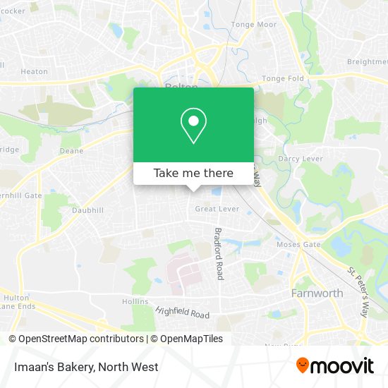 Imaan's Bakery map
