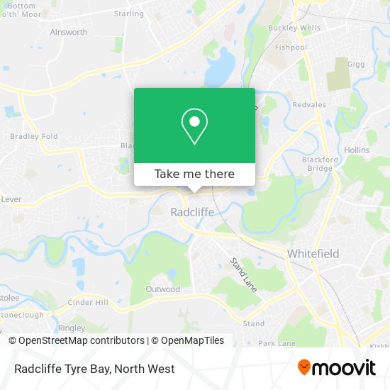 Radcliffe Tyre Bay map