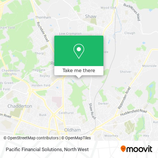 Pacific Financial Solutions map