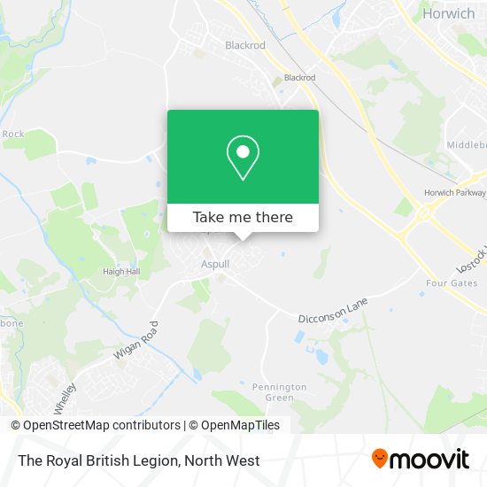 The Royal British Legion map