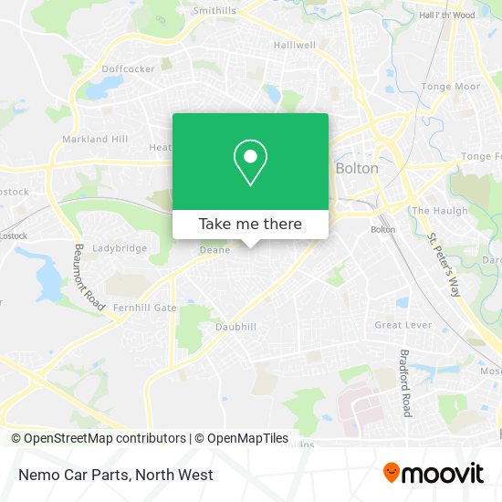 Nemo Car Parts map