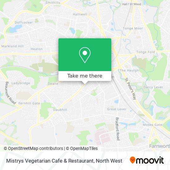 Mistrys Vegetarian Cafe & Restaurant map