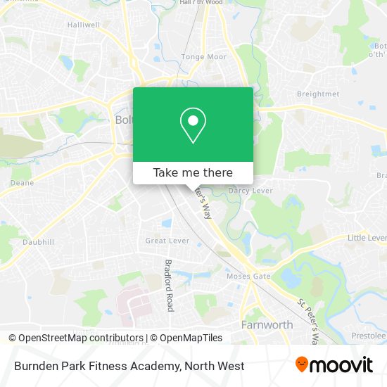 Burnden Park Fitness Academy map