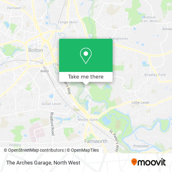 The Arches Garage map