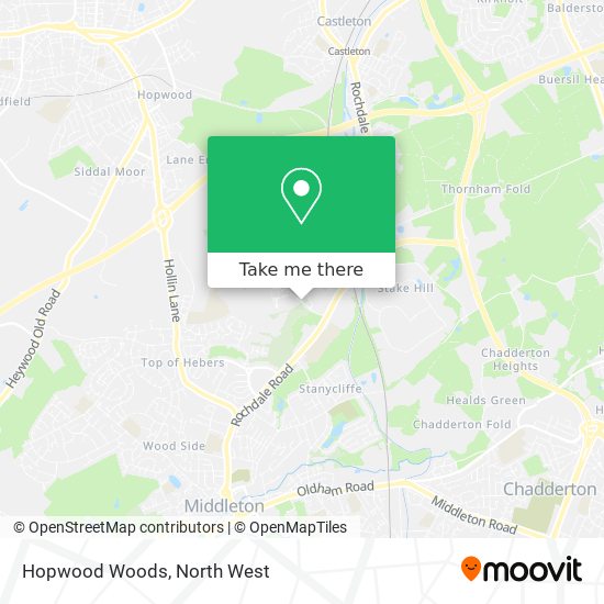 Hopwood Woods map