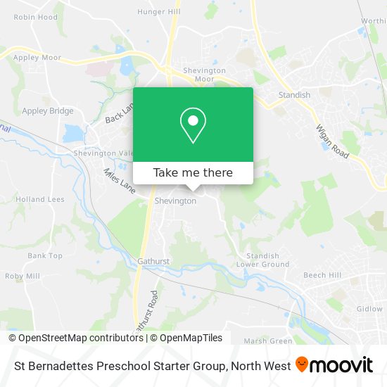St Bernadettes Preschool Starter Group map
