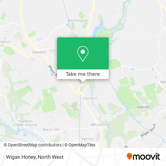 Wigan Honey map