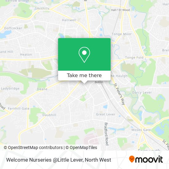 Welcome Nurseries @Little Lever map