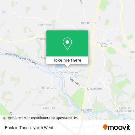 Back in Touch map