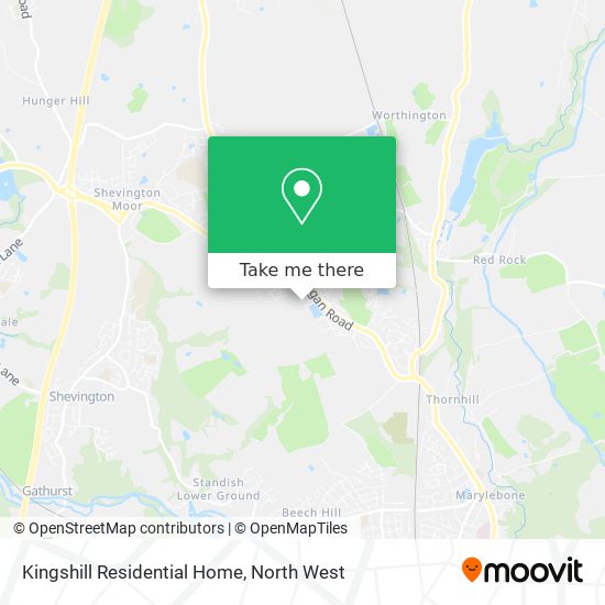 Kingshill Residential Home map