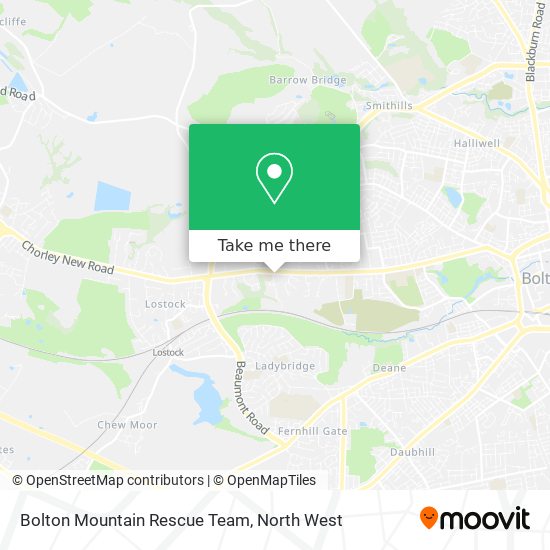 Bolton Mountain Rescue Team map