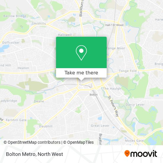 Bolton Metro map