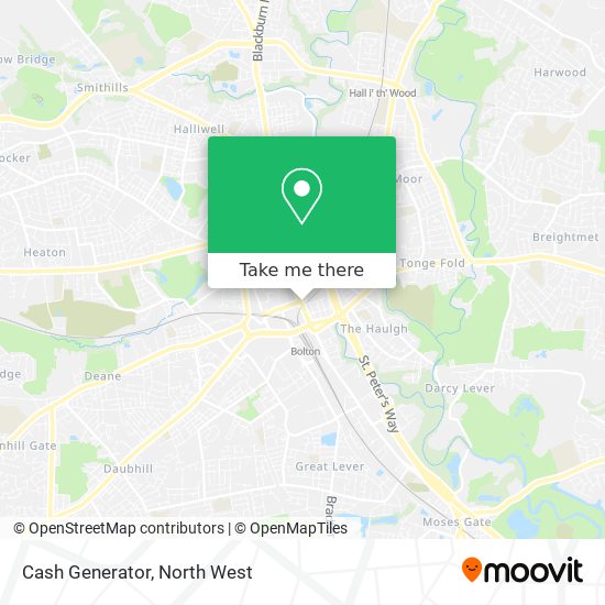 Cash Generator map