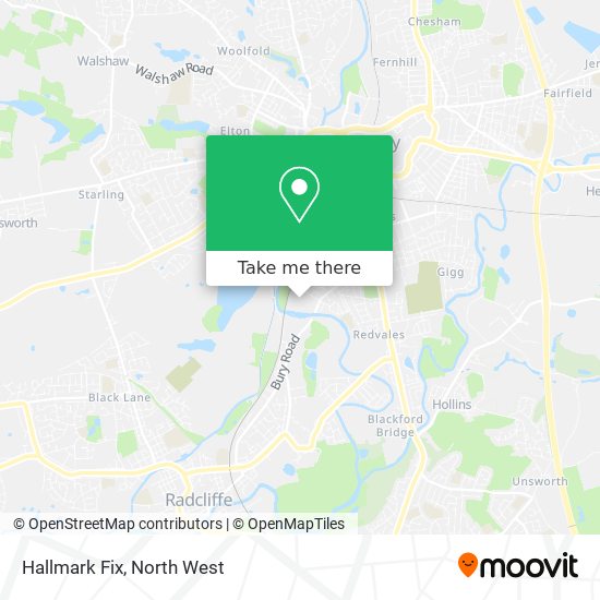 Hallmark Fix map