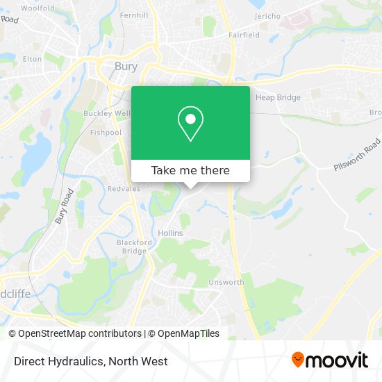 Direct Hydraulics map