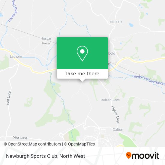 Newburgh Sports Club map