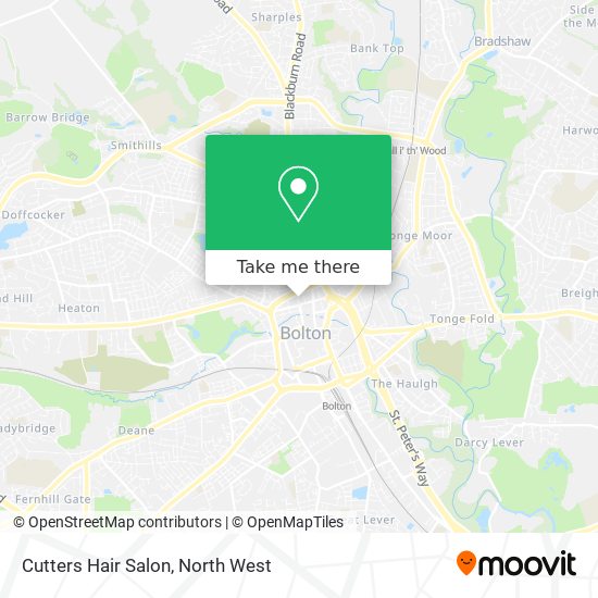 Cutters Hair Salon map