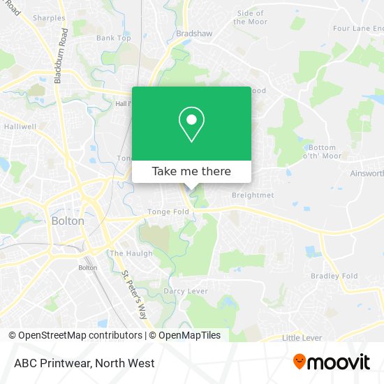 ABC Printwear map